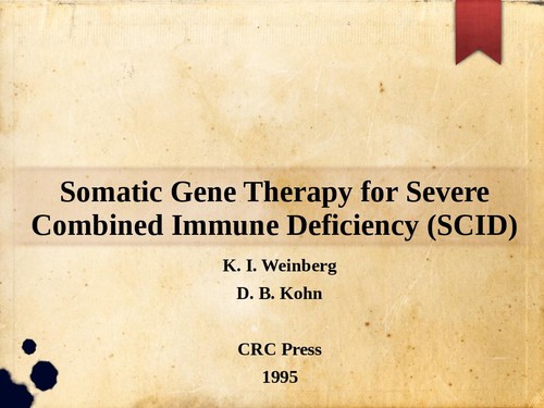 Somatic gene therapy for - somatic,