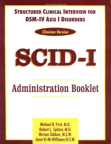 Structured clinical interview - clinical,